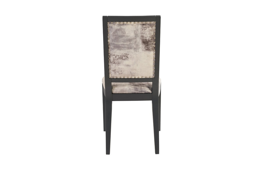 Mesmerize Dining Chair, Mist Grey, Grey Wooden Legs