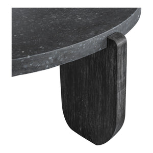 Wunder Coffee Table Black Concrete & Acacia