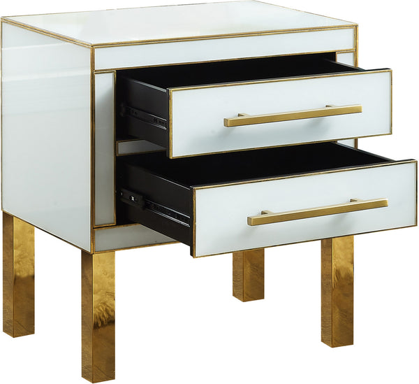 Gertrude Side Table In White