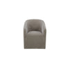 Sandy Rolling Dining Chair with Casters in Taupe