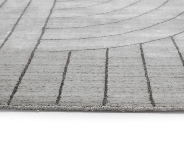 FEZ HAND-LOOMED RUG - IVORY / GREY - 8' X 10'