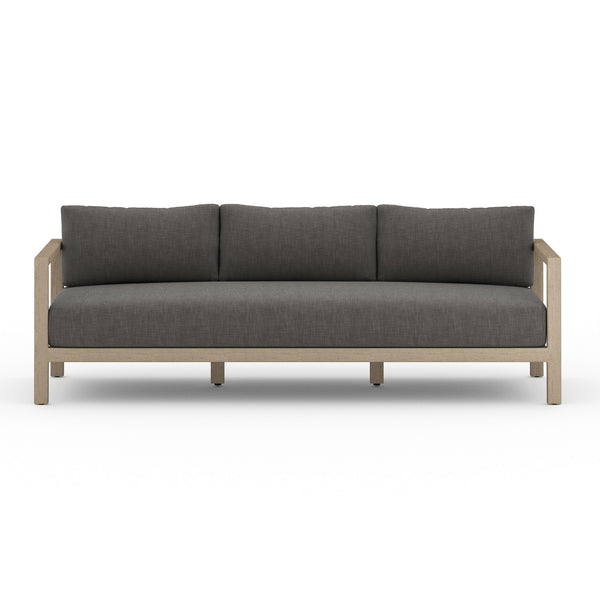 Sonoma Outdoor Sofa In 88" In Brown/Charcoal