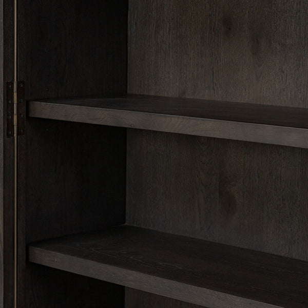 Dawes Cabinet - Smoked Black Oak