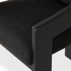 Roxy Dining Armchair In Gibson Black
