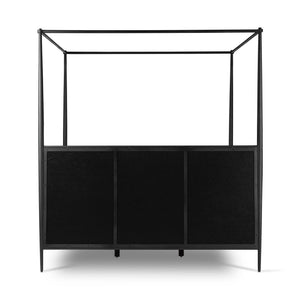 Xander Canopy Queen Bed - Savoy Parchment