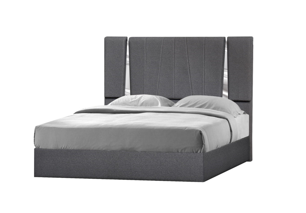 Matisse King Bed in Charcoal