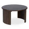 Moe's Penny Nesting Coffee Table in Dark Brown Oak