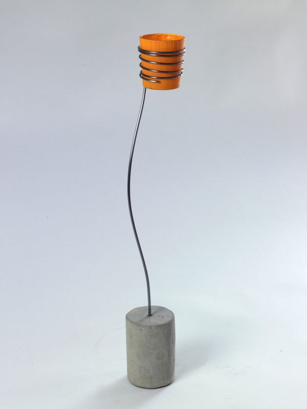 Tealightholder Wave Beton Spirale