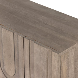 Rivka Media Console In Aged Grey