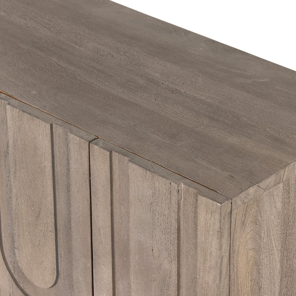 Rivka Media Console In Aged Grey