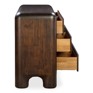 Rowan 6 Drawer Dresser in Dark Brown Acacia