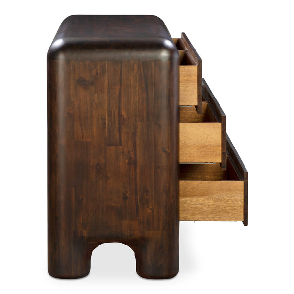 Rowan 6 Drawer Dresser in Dark Brown Acacia
