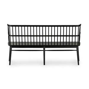 Aspen Large Bench In Black Oak