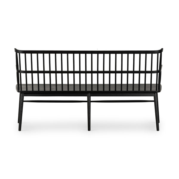 Aspen Large Bench In Black Oak