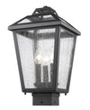 Bayland 3 Light Outdoor Post Mount Light in Oil Rubbed Bronze Finish