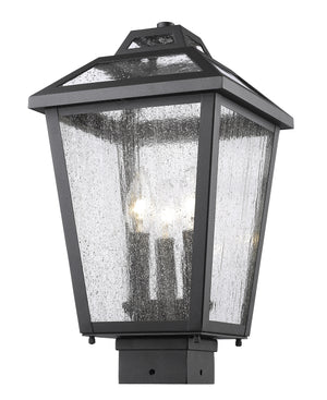 Bayland 3 Light Outdoor Post Mount Light in Oil Rubbed Bronze Finish