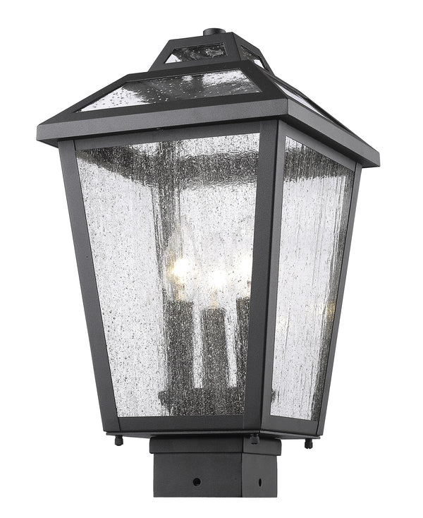 Bayland 3 Light Outdoor Post Mount Light in Oil Rubbed Bronze Finish