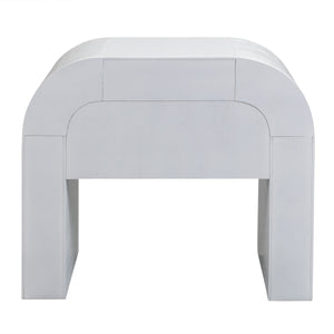 Hump White Nightstand
