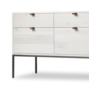 Trey Modular Wide Filing Cabinet in Dove'