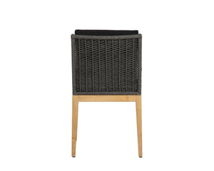 SORRENTO DINING CHAIR - NATURAL - ARASHI BLACK
