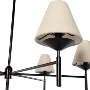 Dodie Chandelier In Jet Black