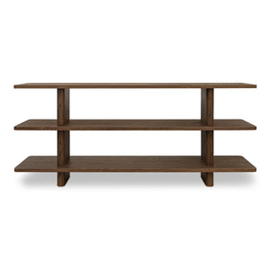 Casey Small Bookcase in Dark Brown Finish