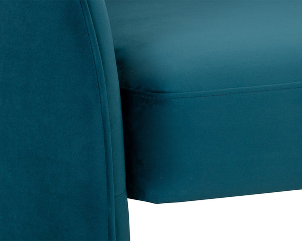 ROSALIA LOUNGE CHAIR - TIMELESS TEAL