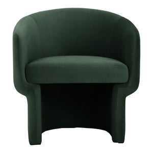 Moe's Franco Chair in Dark Green