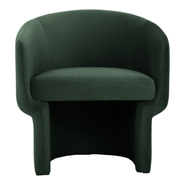 Moe's Franco Chair in Dark Green