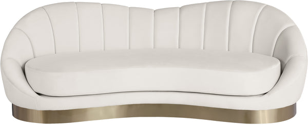 Jesse Sofa In Cream Velvet