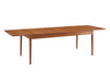 Erikka 110" Double-Leaves Extensible Dining Table, Amber