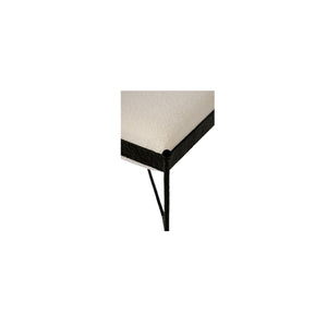 Moe's Agne Stool with Flared Legs in Cream