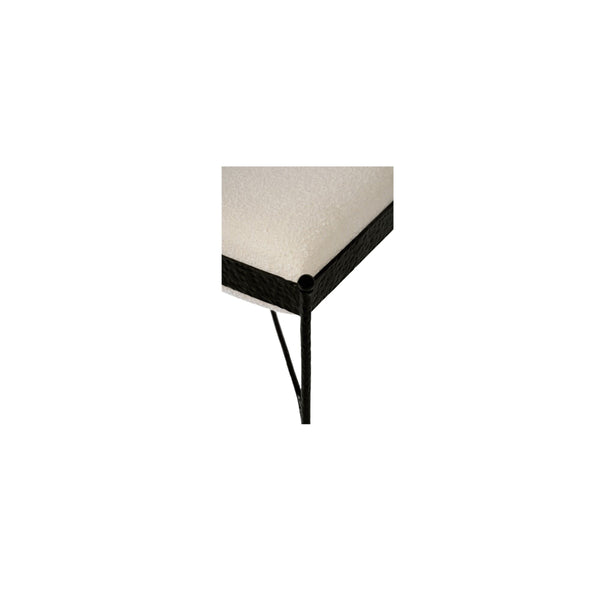 Moe's Agne Stool with Flared Legs in Cream