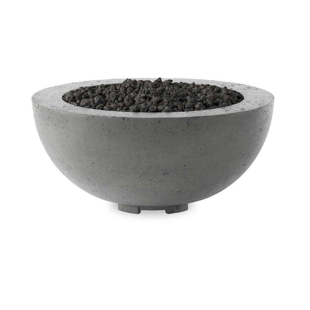 Bronson Outdoor Fire Table In Pewter Concrete