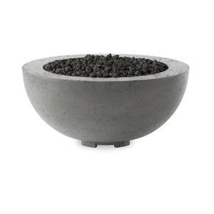Bronson Outdoor Fire Table In Pewter Concrete