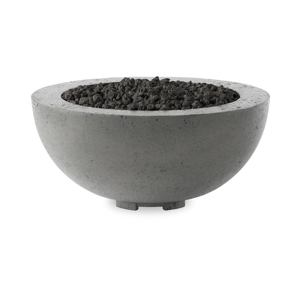 Bronson Outdoor Fire Table In Pewter Concrete