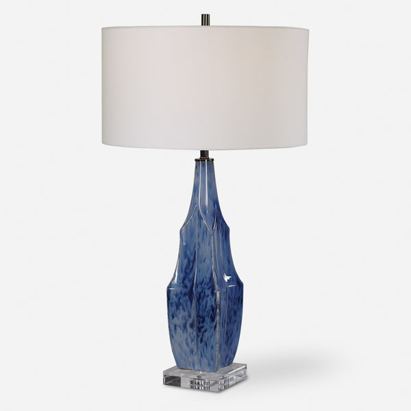 Everard Blue Table Lamp