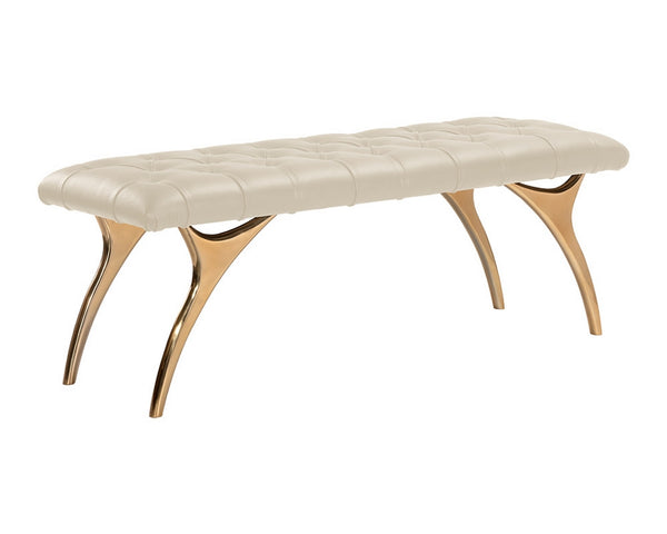 Taylen Bench - Cream
