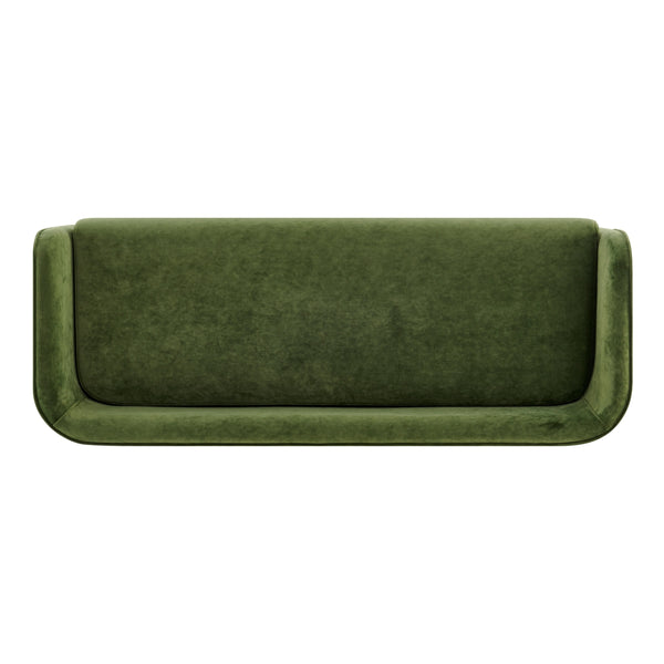 Marsha KD Velvet Bench, Dainty Green