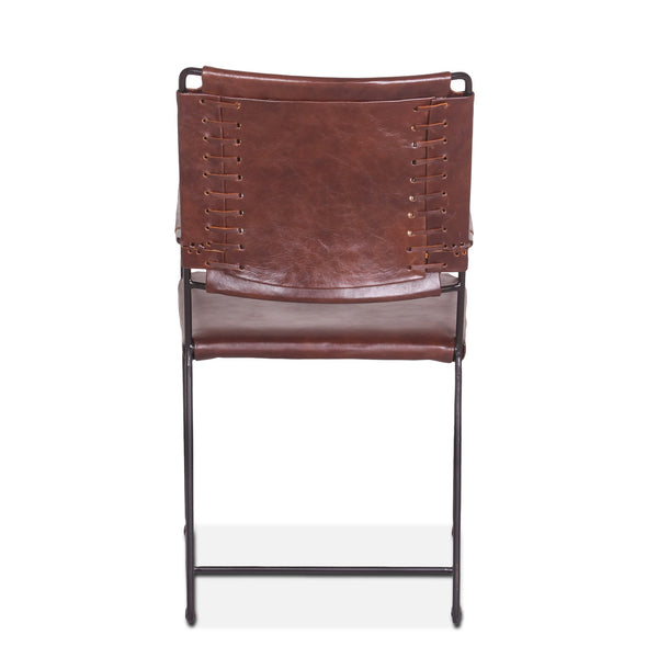 New York Arm Chair Chocolate Leather