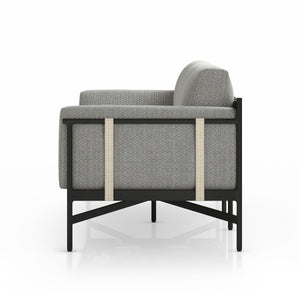 Hearst Outdoor Sofa 99" In Faye Ash