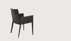 Tiffany armchair brown bonded leather