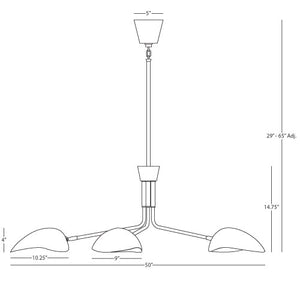 Rico Espinet Racer Chandelier