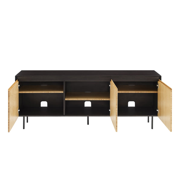 Hanna Console Sideboard, Caviar/Wheat