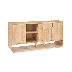Laguna Solid Wood 4Dr Buffet in Natural Maple