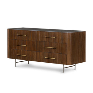 Fletcher 6 Drawer Dresser In Bluestone