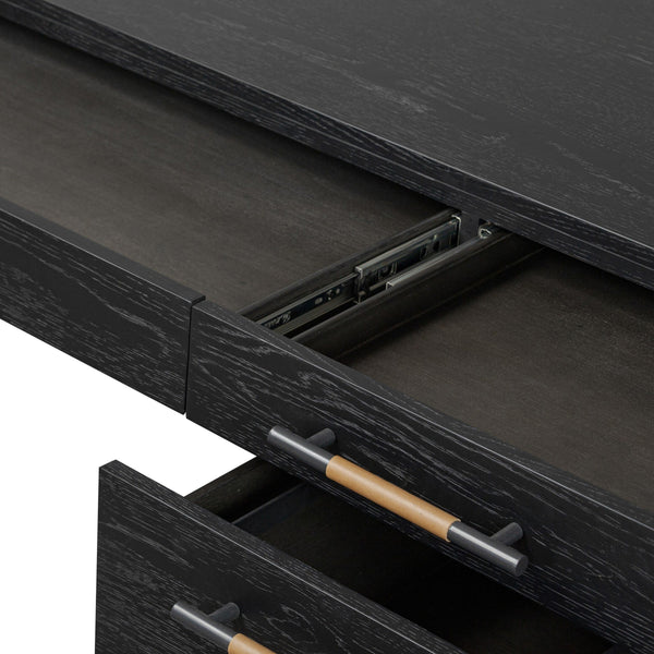 Rosedale Executive Writing Desk In Ebony Oak
