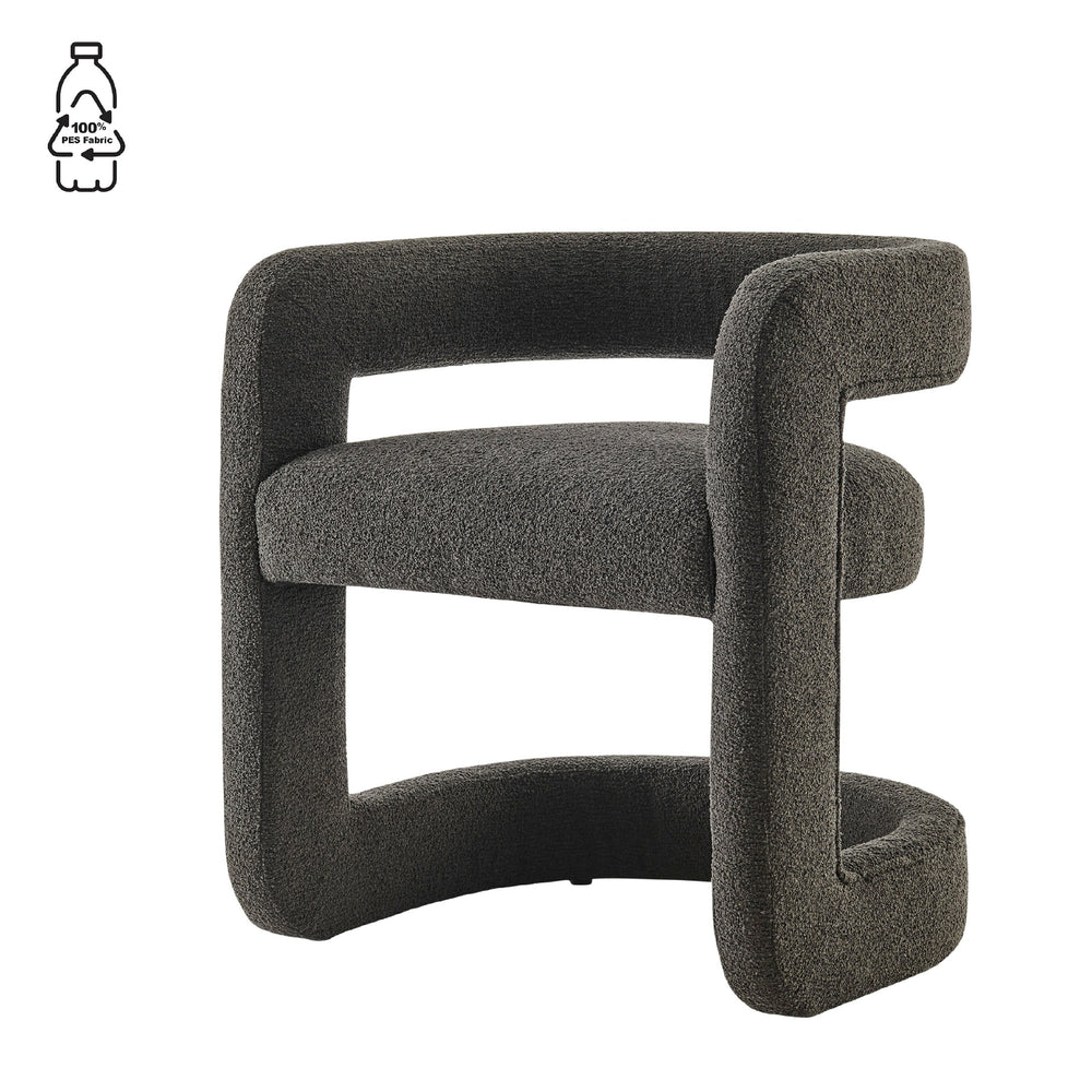 Althea Fabric Dining Side Chair, Palladian Charcoal