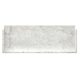 Six Beers Table - Honed White Marble