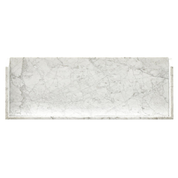 Six Beers Table - Honed White Marble